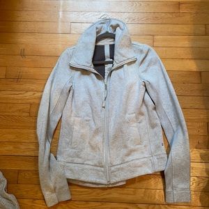 Grey lululemon zip up sweatshirt